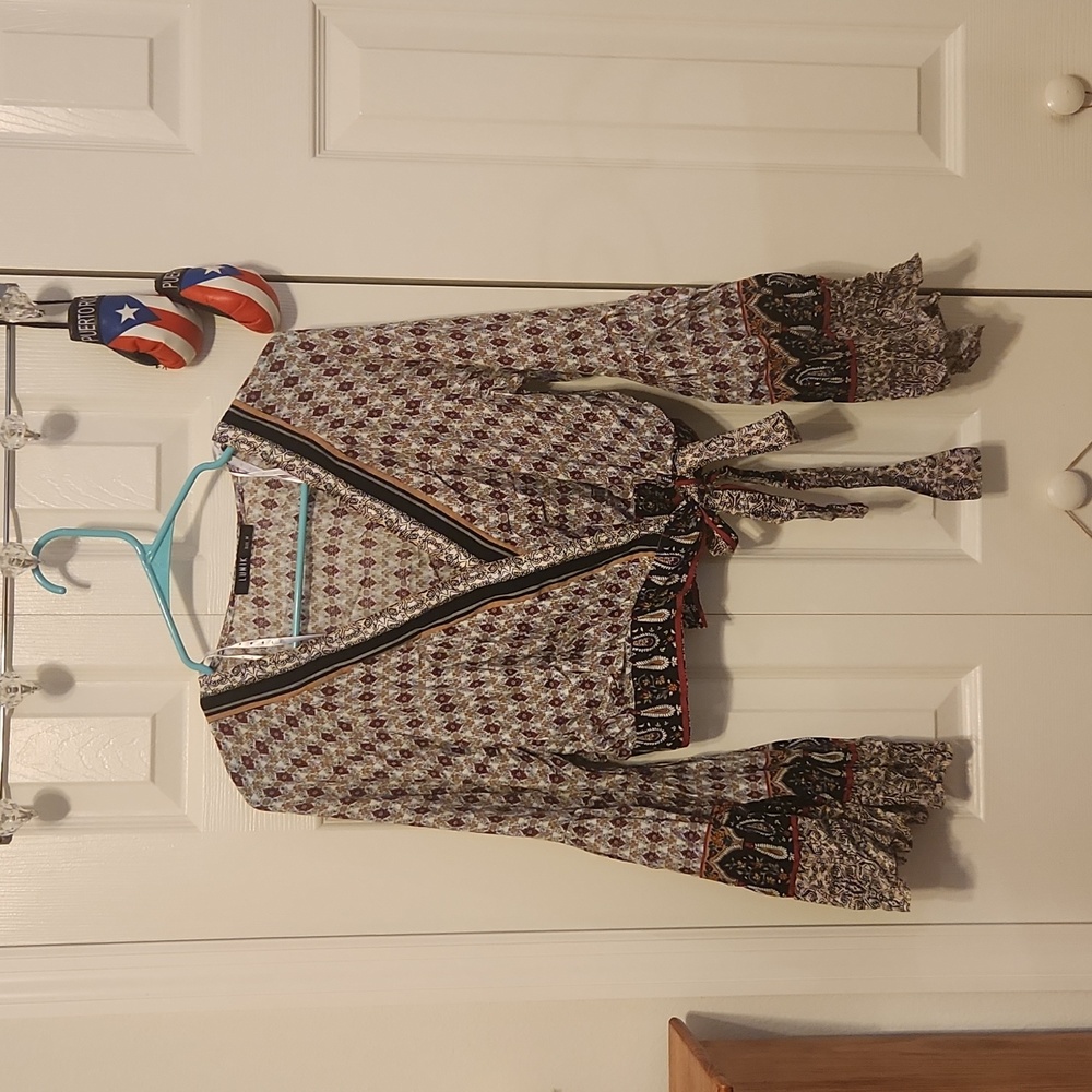 Lunik boho tye top